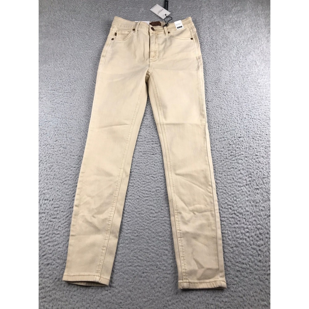 Judy Blue Skinny Jeans Womens 5/27 Bone High Waist Tummy Control Stretch NEW NWT